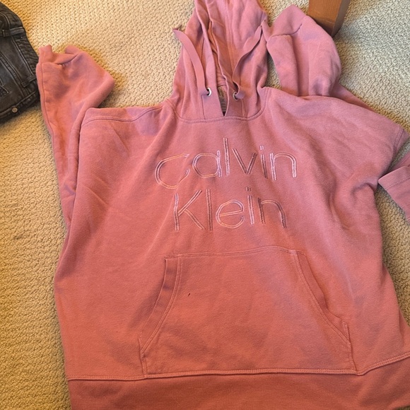 Calvin Klein Dusty Pink Hoodie - Picture 1 of 4